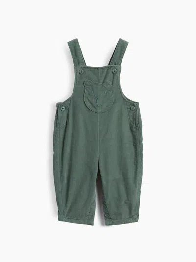 Gap Baby Corduroy Bear Pocket Overalls In District Green