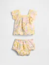 Gap Baby Cotton Gauze Floral Outfit Set