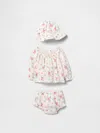 Gap Baby Crinkle Gauze Outfit Set In New Off White Floral