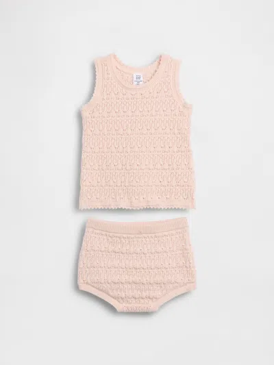 Gap Baby Crochet Tank Outfit Set In Multi
