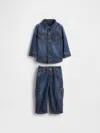 Gap Baby Denim Outfit Set In Blue