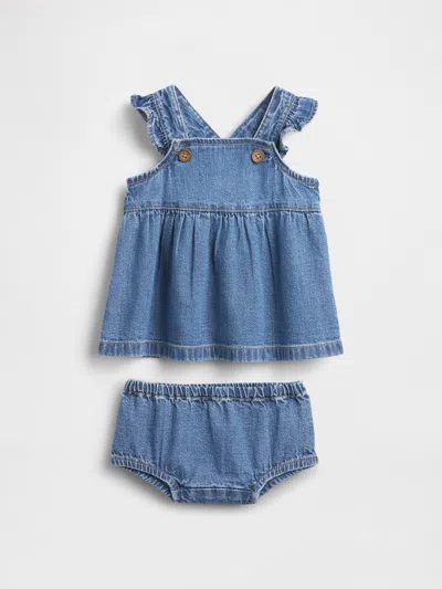 Gap Baby Denim Skirtall Set In Blue