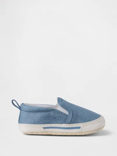 Gap Kids' Baby Denim Slip-on Shoes In Medium Wash