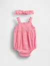 Gap Baby Embroidered Bubble Shorty Set