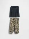 Gap Baby Eyelet Collar Outfit Set In Multi