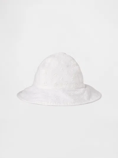 Gap Baby Eyelet Sun Hat In Off White