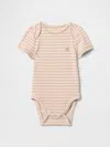 Gap Baby First Favorites Bodysuit In Brown Stripe