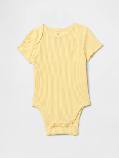 Gap Kids' Baby First Favorites Bodysuit In Pale Banana Yellow