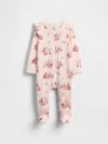 Gap Baby First Favorites Footed One-piece In Pink