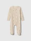 Gap Baby First Favorites Footed One-piece In Bear Print