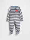 Gap Baby First Favorites Footed One-piece In Blue