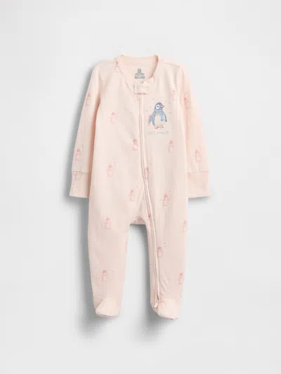 Gap Kids' Baby First Favorites Footed One-piece In Neutral