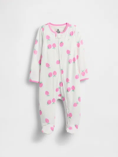 Gap Kids' Baby First Favorites Footed One-piece In White