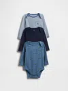 Gap Baby First Favorites Organic Cotton Bodysuit (3-pack) In Multi
