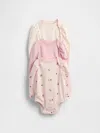 Gap Baby First Favorites Organic Cotton Bodysuit (3-pack) In Multi