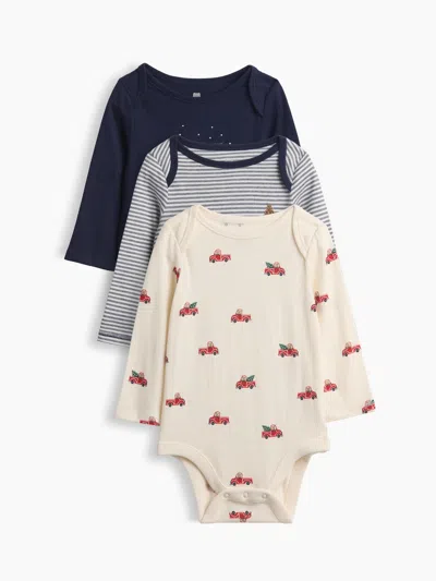 Gap Baby First Favorites Organic Cotton Bodysuit (3-pack) In Multi