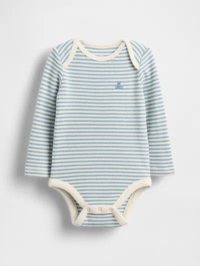 Gap Kids' Baby First Favorites Organic Cotton Bodysuit In Blue