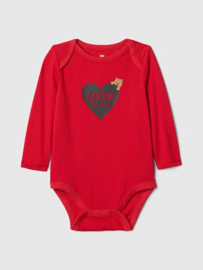 Gap Baby First Favorites Organic Cotton Bodysuit In Dad