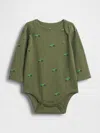 Gap Baby First Favorites Organic Cotton Bodysuit In Green