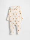 Gap Baby First Favorites Organic Cotton Footed One-piece In Neutral