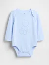 Gap Baby First Favorites Organic Cotton Graphic Bodysuit In Blue