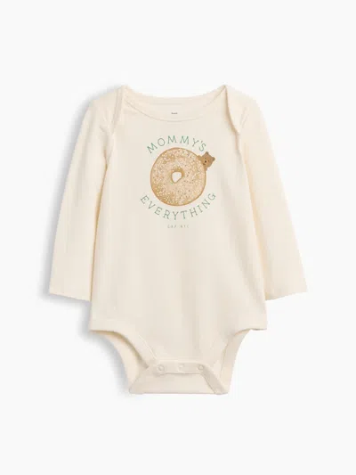 Gap Baby First Favorites Organic Cotton Graphic Bodysuit In Neutral