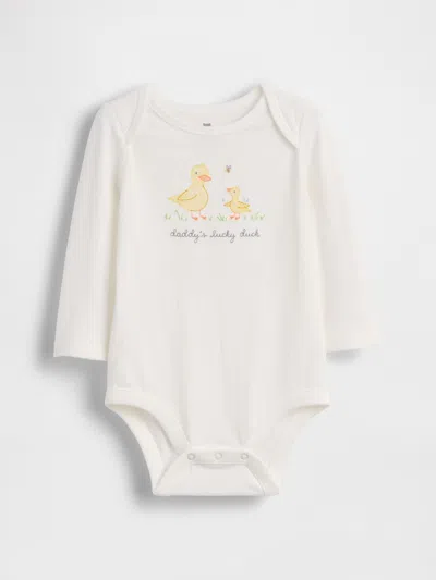 Gap Kids' Baby First Favorites Organic Cotton Graphic Bodysuit In Multi