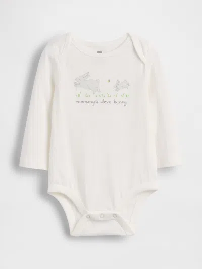 Gap Kids' Baby First Favorites Organic Cotton Graphic Bodysuit In Multi
