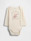 Gap Baby First Favorites Organic Cotton Graphic Bodysuit In Neutral