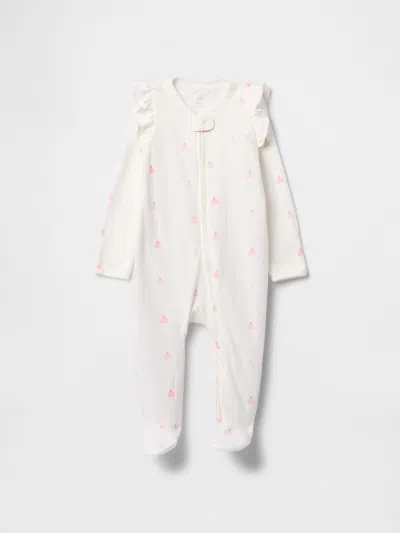 Gap Kids' Baby First Favorites Organic Cotton One-piece In Misty Rose Pink