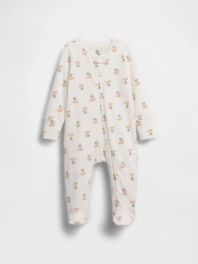 Gap Kids' Baby First Favorites Organic Cotton One-piece In White