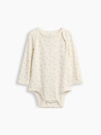 Gap Baby First Favorites Organic Cotton Print Bodysuit In Neutral