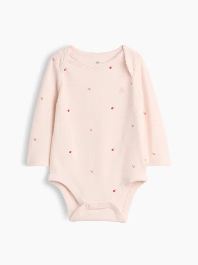 Gap Baby First Favorites Organic Cotton Print Bodysuit In Pink