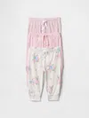 Gap Baby First Favorites Organic Cotton Pull-on Pants (3-pack) In Rose Mist Pink