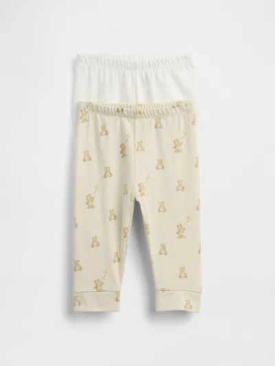 Gap Kids' Baby First Favorites Organic Cotton Pull-on Pants (multi-pack) In Yellow