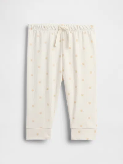Gap Baby First Favorites Organic Cotton Pull-on Pants In White
