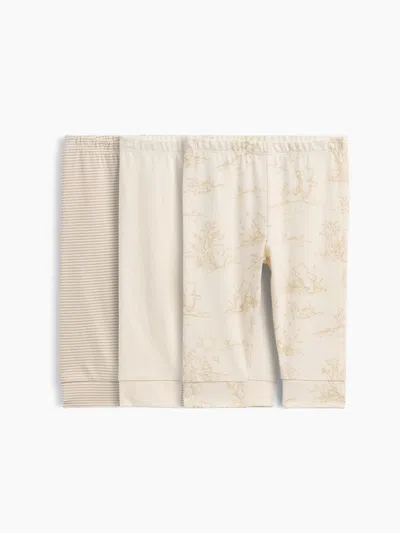 Gap Baby First Favorites Organic Cotton Pull-on Pants (3-pack) In Multi