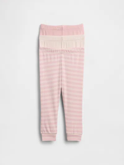 Gap Baby First Favorites Pull-on Pants (3-pack) In Pink