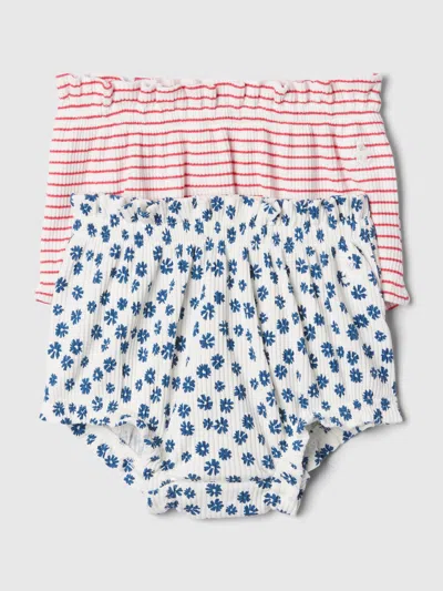 Gap Baby First Favorites Rib Bubble Shorts (2-pack) In Multi