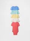 Gap Baby First Favorites Tinyrib Bodysuit (5-pack) In Rainbow