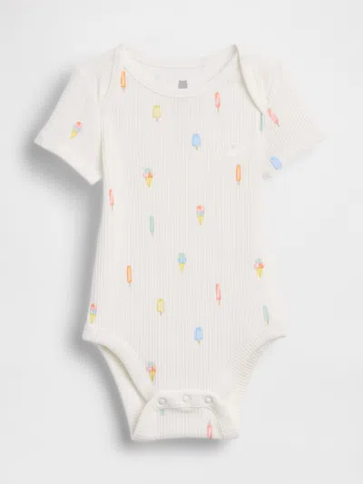Gap Kids' Baby First Favorites Tinyrib Bodysuit In White