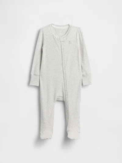 Gap Kids' Baby First Favorites Tinyrib Footed One-piece In Blue