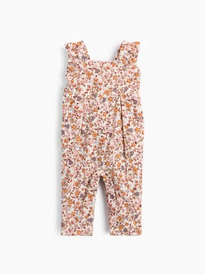 Gap Baby Floral Corduroy Overalls In Multi