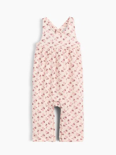 Gap Baby Floral Ruffle Overalls In Neutral