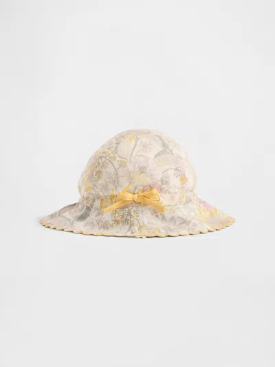 Gap Baby Floral Sun Hat In Neutral
