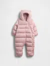 Gap Baby Lightweight Puffer One-piece In Pink