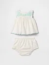 Gap Baby Linen-cotton Outfit Set In Off White