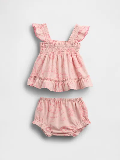 Gap Baby Linen-cotton Toile Outfit Set