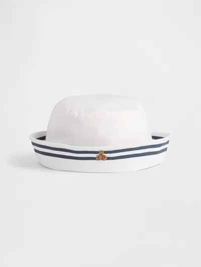 Gap Kids' Baby Linen-cotton Sailor Bucket Hat In Pattern