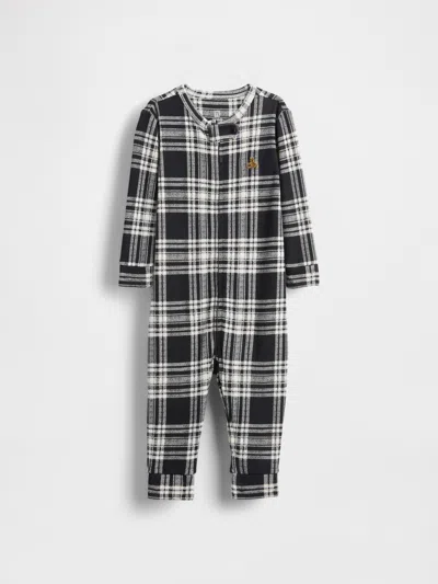Gap Kids' Baby Organic Cotton One-piece In Gray